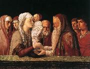 BELLINI, Giovanni Presentation at the Temple  yrfuy Sweden oil painting reproduction